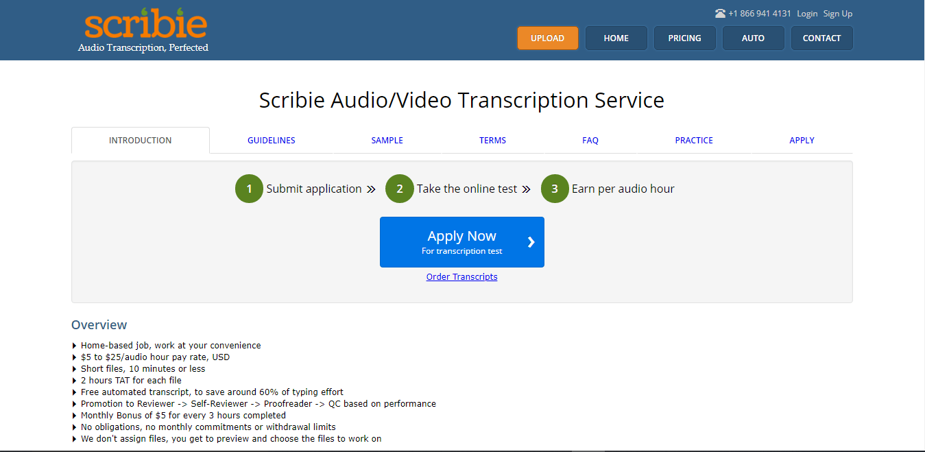 One of the best transcription sites for beginners. 