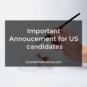 Read more about the article Announcement for US candidates