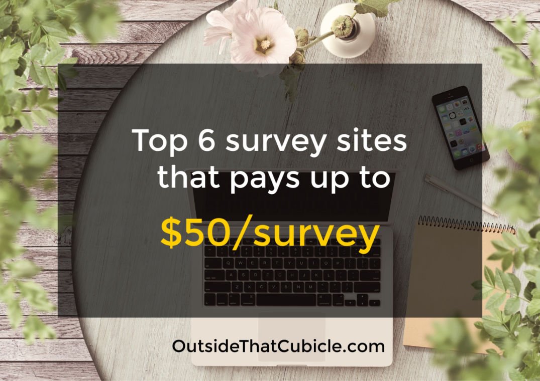You are currently viewing Top 6 Survey Sites That Pays Up to $50 per survey